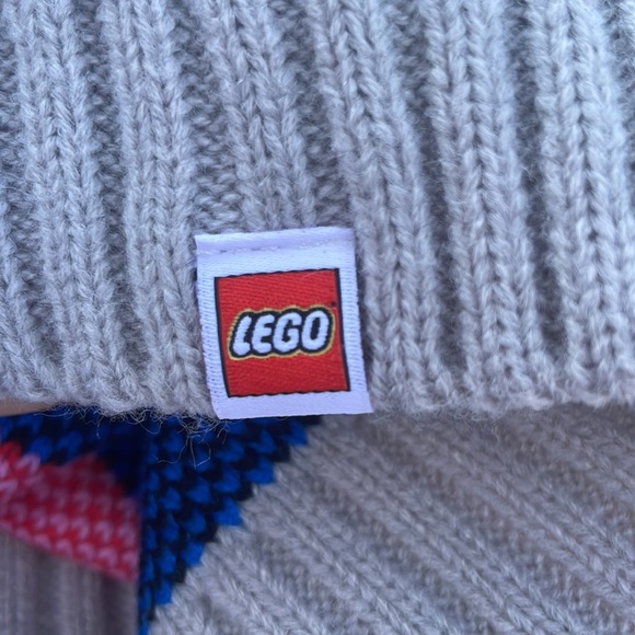 Official LEGO Collection Dog Color Block Striped Sweater - Size Medium NWT - Picture 7 of 9